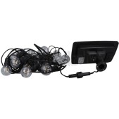 Foto van Calex Ledlamp Vista Solar Party Lights - 10M - Zwart 35 Lumen, 2700K 