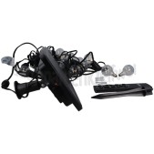 Foto van Calex Ledlamp Vista Solar Party Lights - 10M - Zwart 35 Lumen, 2700K 