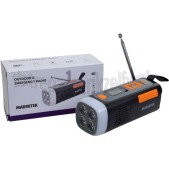 Foto van Marmitek Radio RESQ200 Noodradio Opwindbaar, Batterij 4500mAh Lithium-Ion, Solar 