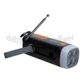 Foto van Marmitek Radio RESQ200 Noodradio Opwindbaar, Batterij 4500mAh Lithium-Ion, Solar 