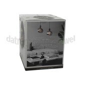 Foto van Calex Ledlamp LED XXL Cobble Titanium E27 4W 50Lm 1800K Dimbaar 