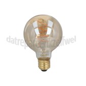 Foto van Calex Ledlamp Globe Flex Filament G80 Gold E27 5,5W 470 Lumen 2100K 