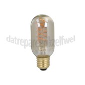 Foto van Calex Ledlamp Tube T45 Goud Flex Filament E27 5,5W 470 Lumen 2100K 