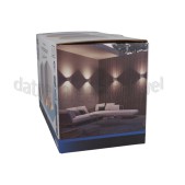 Foto van Calex Lamp Falerna Oplaadbare Wandlamp, 2 Pack, Zand Motion Sensor, IP44, 150 Lumen, 2700K, 2W 