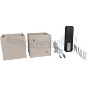 Foto van Calex Lamp Falerna Oplaadbare Wandlamp, 2 Pack, Zand Motion Sensor, IP44, 150 Lumen, 2700K, 2W 