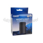 Foto van Calex Lamp Nachtlampje, Zwart Schemersensor, 1W, 5 Lumen, 2700K 