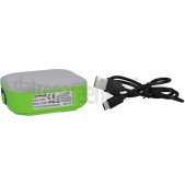 Foto van Benson Campinglamp Solar, met Powerbank IPX4, Opladen via Solar of USB-C 