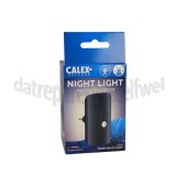 Foto van Calex Lamp Nachtlampje, Zwart Bewegingssensor, 1W, 25 Lumen, 2700K 
