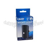 Foto van Calex Lamp Nachtlampje, Zwart Bewegingssensor, 1W, 25 Lumen, 2700K 