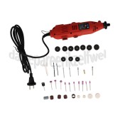 Foto van Benson Multitool Multislijper 135W 230V, 6 Snelheden, Inclusief 41 Accessoires 