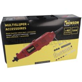 Foto van Benson Multitool Multislijper 135W 230V, 6 Snelheden, Inclusief 41 Accessoires 