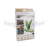 Foto van Lamp LED Veiligheidsvest Wandelen, Fietsen, Hardlopen 