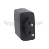 Foto van Musthavz Oplader PD Oplader met 2 Poorten, Inklapbare Kabel, Zwart USB-C kabel, 65W, Fast Charging 