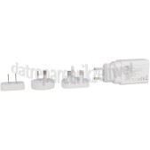 Foto van Musthavz Oplader Wereld Reislader PD 65W, Wit 2x USB-C, 1x USB-A, EU, UK, USA, AU 