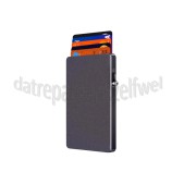 Foto van Musthavz Kaarthouder MagSlider Magnetische Kaarthouder, Grijs MagSafe, 6 Bankpassen 