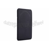 Foto van Musthavz Kaarthouder Vegan Leather Wallet, Zwart MagSafe, 3 Bankpassen 