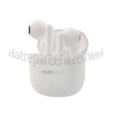 Foto van Musthavz Oordopjes True Wireless Earphone Lite, Wit Bluetooth versie 5.3, 5 uur Batterijduur 