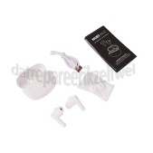 Foto van Musthavz Oordopjes True Wireless Earphone ANC, Wit Bluetooth versie 5.4, 3/4 uur Batterijduur 
