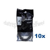 Foto van Netvoedingskabel Voedingskabel C5, 230V, 10 Amp 1,8 Meter, 3x1mm2 