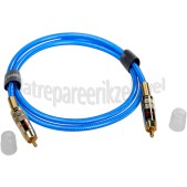 Foto van Oehlbach Tulp Kabel Performanche Digitale Audio Cinch Kabel NF113 DI Vergulde connectoren, 1 Meter 