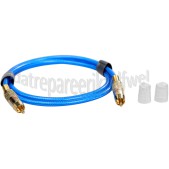 Foto van Oehlbach Tulp Kabel Performanche Digitale Audio Cinch Kabel NF113 DI Vergulde connectoren, 1 Meter 