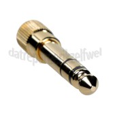 Foto van Oehlbach Jack Adapter i Jack Adapter 3,5mm Female naar 6,3mm Male Verguld 