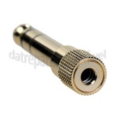 Foto van Oehlbach Jack Adapter i Jack Adapter 3,5mm Female naar 6,3mm Male Verguld 