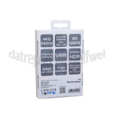 Foto van Oehlbach Displayport Kabel Refresh! DisplayPort 2.1 Kabel 1 Meter Bandbreedte tot 80 Gbps 