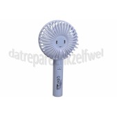 Foto van Benson Ventilator Hand Oplaadbaar, Wit 