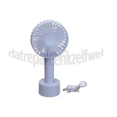 Foto van Benson Ventilator Hand Oplaadbaar, Wit 