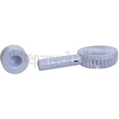 Foto van Benson Ventilator Hand Oplaadbaar, Wit 