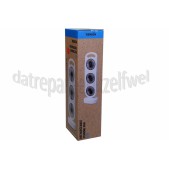 Foto van Benson Ventilator Staand Oplaadbaar, Wit 