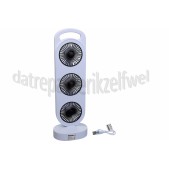 Foto van Benson Ventilator Staand Oplaadbaar, Wit 