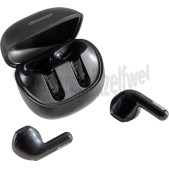Foto van JVC Hoofdtelefoon Gumy Air Oordopjes, Draadloos, Zwart Bluetooth 5,4, Spatwaterdicht IPX 4 