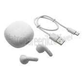 Foto van JVC Hoofdtelefoon Gumy Air Oordopjes, Draadloos, Wit Bluetooth 5,4, Spatwaterdicht IPX 4 