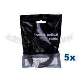 Foto van Optische Kabel Toslink 3 Meter Digitale audioverbindingen 