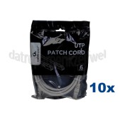 Foto van UTP/Netwerk kabel UTP CAT6 Netwerkkabel, RJ45 Male - RJ45 Male 2 Meter 