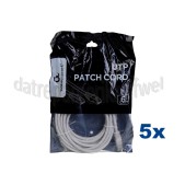Foto van UTP/Netwerk kabel UTP CAT6 Netwerkkabel, RJ45 Male - RJ45 Male 5 Meter 
