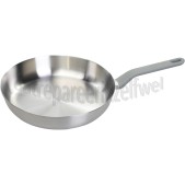 Foto van BergHOFF Pan Braadpan antikleef 24 cm SS18/10 Moonmist Inductie, Halogeen, Vitrokeramisch, Gas 