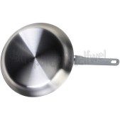 Foto van BergHOFF Pan Braadpan antikleef 24 cm SS18/10 Moonmist Inductie, Halogeen, Vitrokeramisch, Gas 