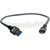 Foto van Oehlbach USB Kabel Pulse AB USB-A USB-B Kabel, 0,5 Meter 10 Gbps / 60 W 