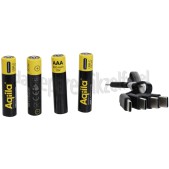 Foto van Aqiila Batterij Rechargeable USB-C, AAA, 4 Stuks 600mAh 