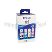 Foto van Epson Inktcartridge Ecotank 102 Multipack ET2700, ET2850, ET3700, ET39500, ET4850, ET4950 