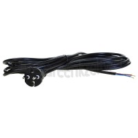 Foto van Snoer H05VVF 2x0.75mm2 zwart 6M soepel stofzuiger kabel 