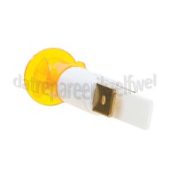 Foto van Lampje controle rond oranje F=11 klemmodel 