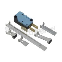 Foto van Schakelaar Micro switch, maak-breek + beugeltjes 