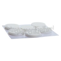 Foto van Deltafix Krasvilt Anti-krasfilt wit Rond 33mm 