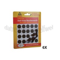 Foto van Deltafix Krasvilt Anti-krasvilt bruin rond 17mm 