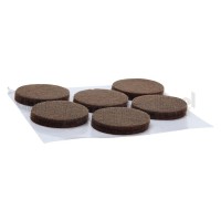 Foto van Deltafix Krasvilt Anti-krasvilt bruin Rond 33mm 