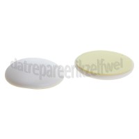 Foto van Deltafix Deurbuffer Deurbuffer wit Zelfklevend rond 38mm 